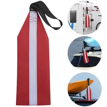 Punane Süsta Ohutuse Lipu kvaliteetne pilkupüüdev Kerge Vedada Märk, Lipp Peegeldav Kokkupandav Peegeldav Riba Lipu SUP