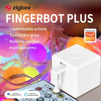 Tuya Zigbee Fingerbot Smart Fingerbot Lüliti Nupp Nupp Smart Elu Taimer Toetada Alexa Google Assistent Vaja Zigbee Värav