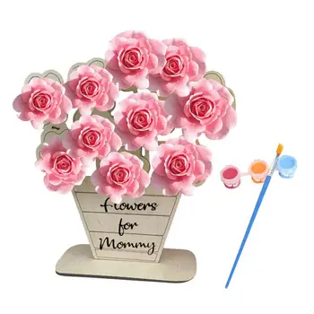 Emadepäeva Lilled, Käsitöö, Lõbus Centerpieces Kodu Kaunistama Ja Kimp Kit Tabel Centerpieces Kapseldatud Taim Värvi Ja Desktop
