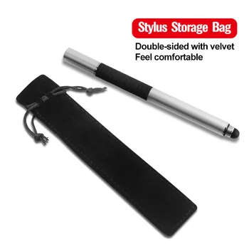 Black Velvet Pen Kott Ladustamise Kott Stylus Pen Pliiats Lahter Juhul, Pastapliiatsid Tableti Mahtuvusliku Ekraani Pliiats Ladustamise Mahuti