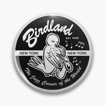 Koht Birdland Jazz Club Pehme Nuppu Pin Badge Ehted Loominguline Sõle Rinnamikrofon Pin Kingitus Cartoon Mood Metallist Krae Decor Cute