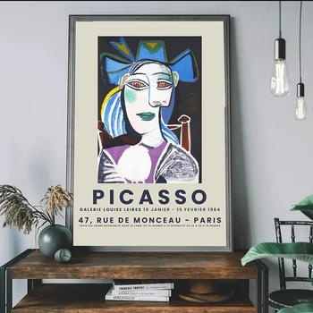 Picasso Trendikas Art Lõuend Maali Pop-Kultuuri, Seina Art Abstraktse Plakatid ja Pildid Seinamaaling Pilte elutuba Home Decor