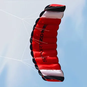 1,8 m Dual Line Langevari Stunt Kite Väljas Lõbus Sõita koos Sõidavad Vahend Parafoil Lohe Väljas Beach Lõbus Spordi Hea Sõidavad Lohe Mänguasi