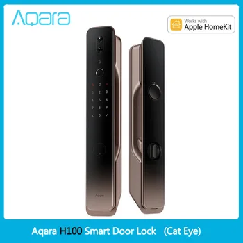 Aqara Smart Ukse Lukk H100 Automaatne Cat Eye Zigbee /Body/Light Sensor, NFC Bluetooth Sõrmejälje Ava Kaudu Homekit & Aqara App