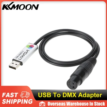USB To DMX Liidese Adapter LED-DMX512 Arvuti PC Etapi Valgustus Töötleja Dimmer Led Tuled Liides CD DJ Disco
