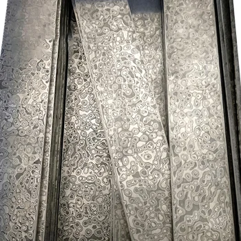 Pilv Muster Damaskuse Terasest Toorikud Baar Käsitöö Nuga Tegemine, Metallide Tooraine DIY tööriistade Osad 200x30x3mm