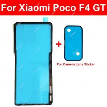 Eest Xiaomi Pocophone POCO F4 GT F4GT Tagasi Patareipesa Kaas Adhesive Liimi Lint koos Kaamera Objektiivi Kleebis Repaclement Osad