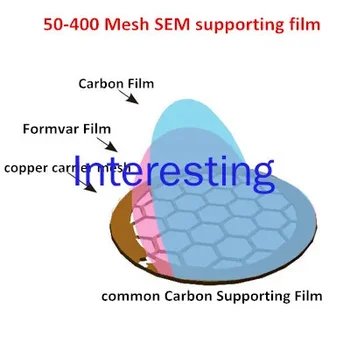 50TK/Karp 50-400 Silma Vask Silmadega Tavaline Carbon Film TEM Vedaja Silma Toetamine Film