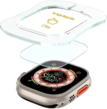 Alignment Tool HD Karastatud Klaas, Kile Apple Watch Seeria 8 Ultra 49mm Lihtne Paigaldada Ekraan Kaitsja Jaoks Iwatch 49mm