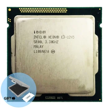 Процессор Intel Xeon E3-1245 e3-1245 LGA1155 десктопный процессор в наличии E3 1245 четырехъядерный процессор