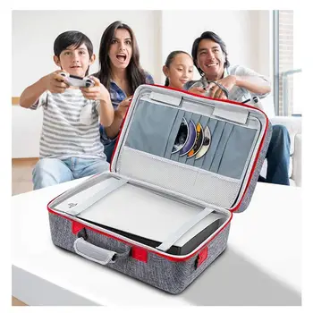 Mäng Konsooli Kott jaoks PS5 karpi Reisi Kohver Reguleeritav Käepide Kriimustada-tõend kaasaskantavas Kotis