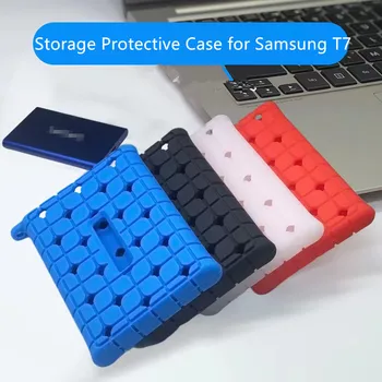 Uute Hoidlate Protective Case for Samsung T7/T7 Touch Portable SSD Välised Solid State Drives kandekott koos Silikoonist Kate