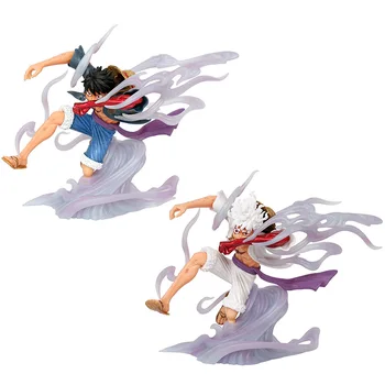 Anime Üks Töö Gk Onikishima Viie käiguga Nica Löök Luffy 23cm PVC Kaks Käiku Ärkamine Nuku Käsi Mudel Kaunistused Perifeerne
