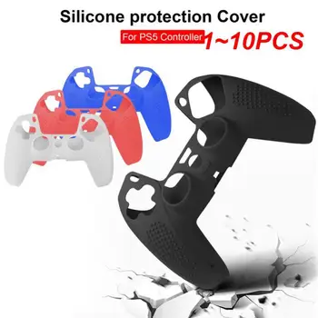 1~10TK Pehmest Silikoonist karpi Kaas PS5 Töötleja Playstation5 Gamepad Värviga Anti-slip Protector