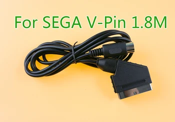 1TK Hea kvaliteediga 1,8 m RGB Scart Kaabel Sega Genesis 1 Mega Drive V Pistik PAL konsooli