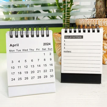 2024 Laua Kalender Loominguline Decor Vertikaalne Office Kingitus Desktop Raamatu Kodu Õppija Nädala Planeerija Kaasaskantav Kalender Raamat