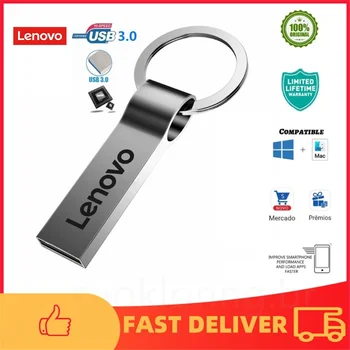 Lenovo USB 3.0 Pen Drive 2tb 1 tb 512 gb usb-mälu, 128gb 256gb High Speed 3.0 Flash Drive-Usb Flash Drive Metallist 2tb Pendrive