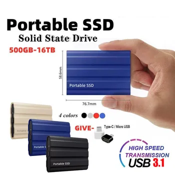USB3.1 solid state drive SSD 30TB 16TB 8TB 4TB 1TB kiire Mobiilse kõvaketta mini kõvaketas SSD