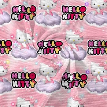 50*145 Sanrio Hello Kitty DIY Puuvill Mull Kangast Õmblemise Quilting Riie Näputöö Materjali DIY Käsitsi valmistatud Lapitekk