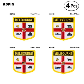 Melbourne Lipu Tikandid Plaastrid Raud Nägi üle plaastrid Õmblemine Taotluste Riideid Kodu&Aed