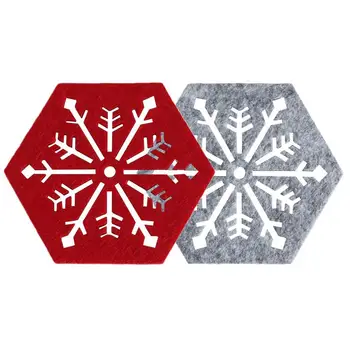 Jõulud Rannasõidulaevade kaasaskantav hexagen kuju diplomeeritud kõrge kvaliteedi armas jõulud diplomeeritud täiskasvanutele köök tarvikud