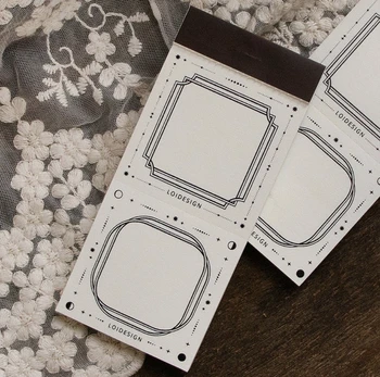 Loidesign Vintage Mõistatus-Lunar Planeetide Notepad Memo Set Planeerija DIY Scrapbooking Kaardi Kaunistamiseks Teha