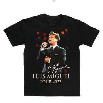 Kuum Luis Miguel Tour Kingitus Pere Must T-Särk S-3Xl Kingitus Muusika Armastaja