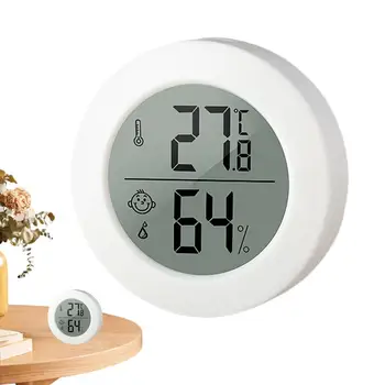 Kauakestev LCD Digitaalne Sise Termomeeter Hygrometer Temperatuur Niiskus Jälgida Kodus Kasvuhoonegaaside Aed