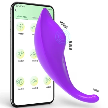 RAKENDUSE Bluetooth Vibraatorid Naiste Aluspüksid, puldiga Dildo Kliitori Stimulaator Täiskasvanute Masturbatsioon Naiste Sugu Mänguasjad