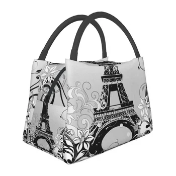 Eiffeli Torn Pariisis Isoleeritud Lõuna Kott Telkimine Reisi Romantiline prantsuse Veekindel Külmik Termilise Bento Box Naised
