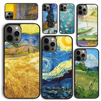 Vincent van Gogh Telefon Case for iPhone 15 14 12 13 mini 6 7 8 PLUS X XS XR 11 PRO MAX SE 2020 tagakaas Fundas Kest
