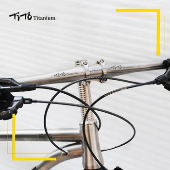 TiTo Titaani Sulam Jalgratta Lenkstangi MTB Maantee, mägiratta Titaan Sirge Lenkstangi GR9 Sulamist Lenkstangi 25.4/31.8 mm Osad