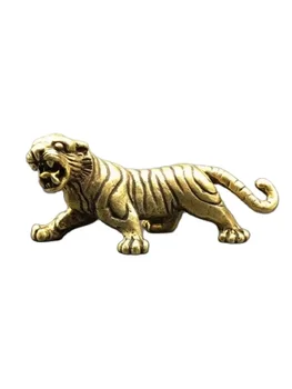 Mini Northeast Tiger Tahke Messing Dekoratiivne Ornament
