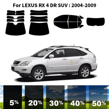 Precut nanoceramics auto UV Aknas Tint Kit Auto Akna Film LEXUS RX 4 DR MAASTUR 2004-2009