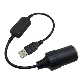 USB sigaretisüütaja Converter 5V USB 12V Auto sigaretisüütaja Pesa Naine Konverteri Adapter Juhe DVR