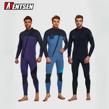 Sharbat Uus 3mm Sukeldumisel Ülikond Meeste Soe Front Tõmblukk Sukeldumine Surfamine Ülikond Ujumistrikoo Surfamine Ülikond Sukelduda Nahk