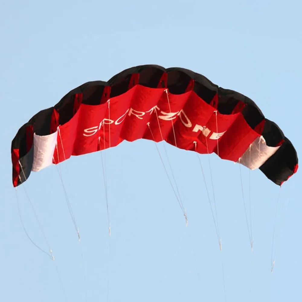 1,8 m Dual Line Langevari Stunt Kite Väljas Lõbus Sõita koos Sõidavad Vahend Parafoil Lohe Väljas Beach Lõbus Spordi Hea Sõidavad Lohe Mänguasi . ' - ' . 3
