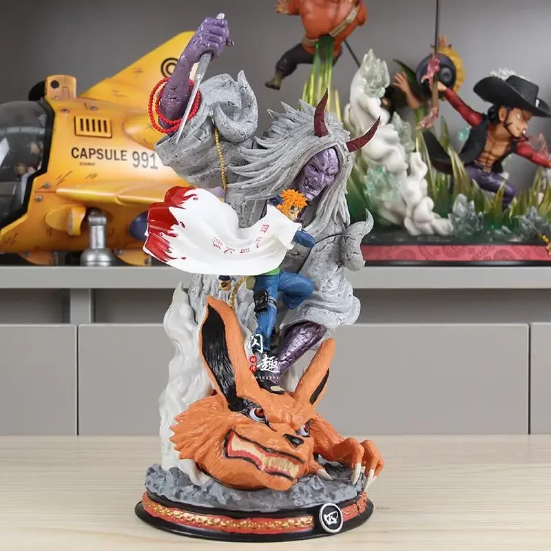 27cm Naruto Anime, Joonis Gk Namikaze Minato Tegevus Figuriin Yondaime Hokage Pvc Kuju Mudel Kollektsiooni Nukk Jõulud Kingitus, Mänguasjad . ' - ' . 4