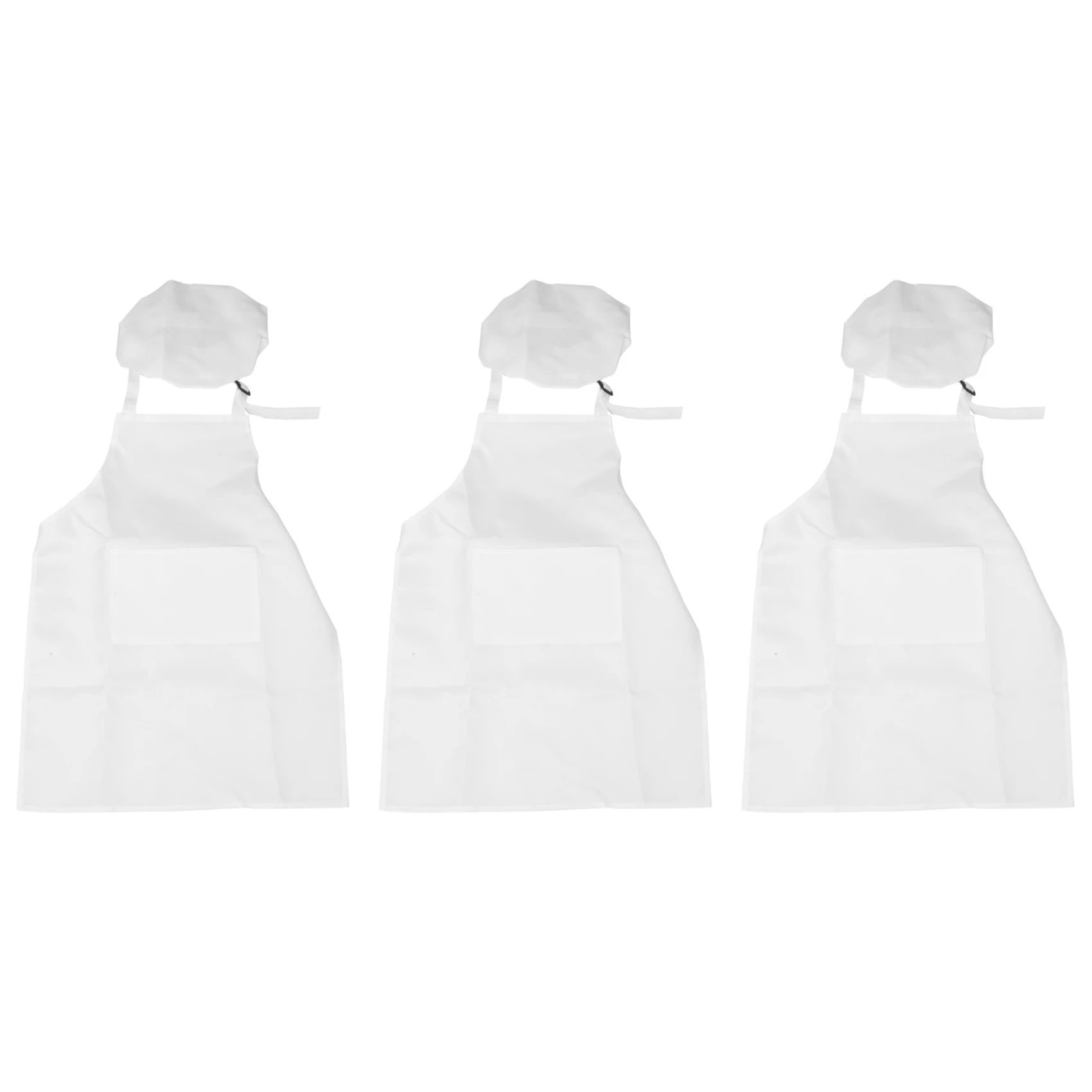 6-Töö Laste Põll ja Chef Hat Set Reguleeritav Laste Põlle Köögis toidu valmistamiseks ja Värvimiseks . ' - ' . 0