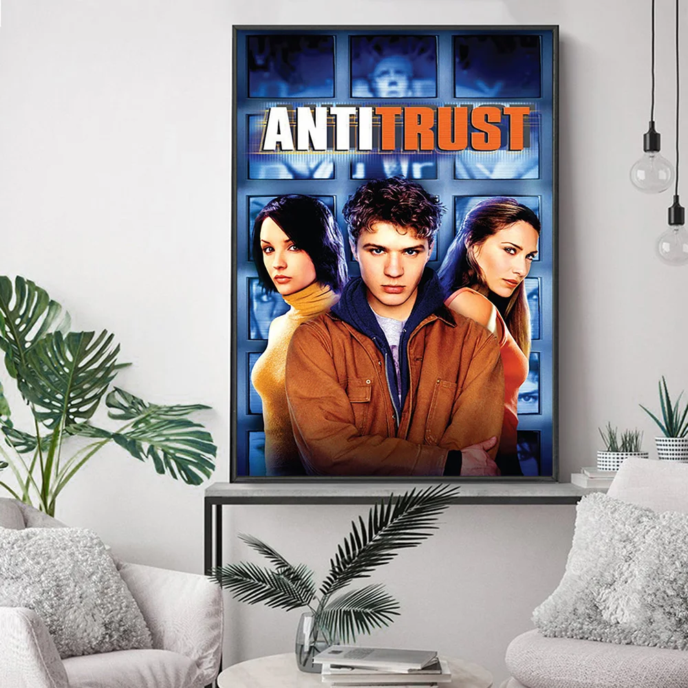 Antitrust Thriller Film Movie Poster Art Print Seina Kleebised Video Tuba Kino Lõuendile Maali Decor . ' - ' . 2