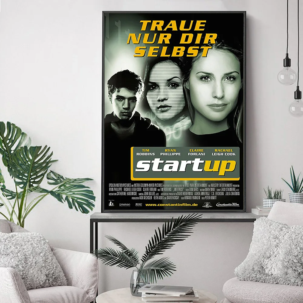 Antitrust Thriller Film Movie Poster Art Print Seina Kleebised Video Tuba Kino Lõuendile Maali Decor . ' - ' . 3