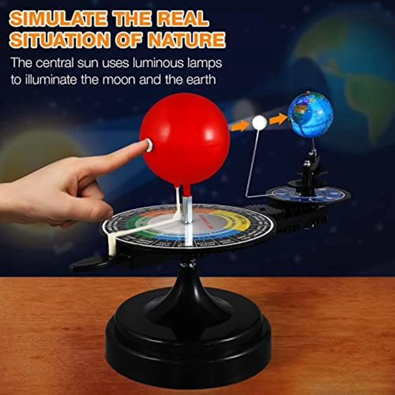Päikesesüsteemi Mudel Kit - Maa-Kuu Pöörleb Ümber Päikese - Teadusliku Eksperimendi Komplekt Õpetamise Mudel Teismelised Õpilased Vastupidav . ' - ' . 2