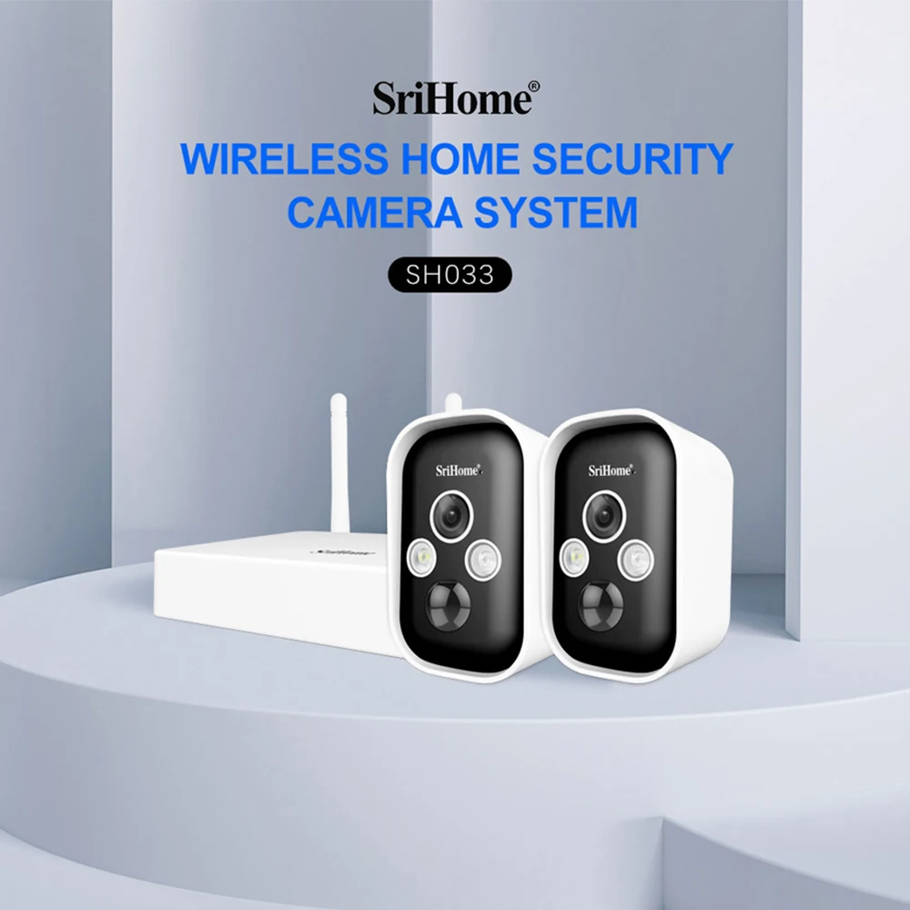 Srihome SH033 3MP 2TK Juhtmevaba Akutoitega IP Kaamera Traadita Väljas Smart Home Security Kaamera Video CCTV Järelevalve . ' - ' . 4