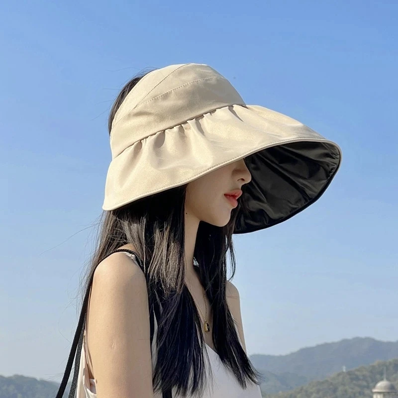 Suvel Tühi Top Lai Nokk Päike Müts Naistele Anti UV Päikesekaitsetoodete Kopp Naiste Müts Päikese Kaitseks Väljas Beach ühise Põllumajanduspoliitika . ' - ' . 4