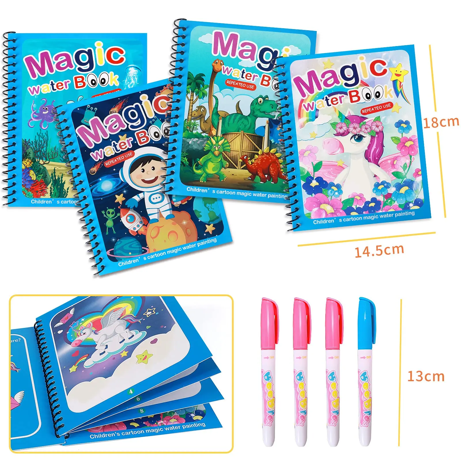 Uus Magic Vee Tõmbamiseks Broneerida Värvimine Raamatu Magic Doodle Pliiats Maali Joonestuslaud Lapsed Mänguasjad, Joonistus Bookbirthday Kingitused . ' - ' . 3